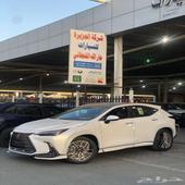 لكزس NX 350 CC 2025 سعودي أبيض داخل أحمر