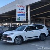 جيب لكزس LX 600 vip 2025 سعودي أبيض داخل جملي