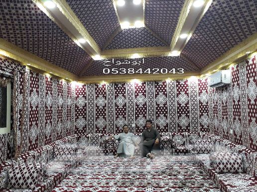 كافة اعمال بيوت الشعر تسليم مفتاح تشطيب كامل